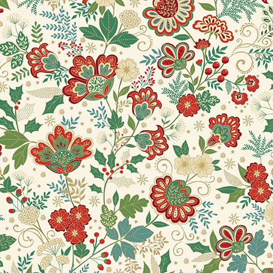 Makower UK Adorn Bloom Cream