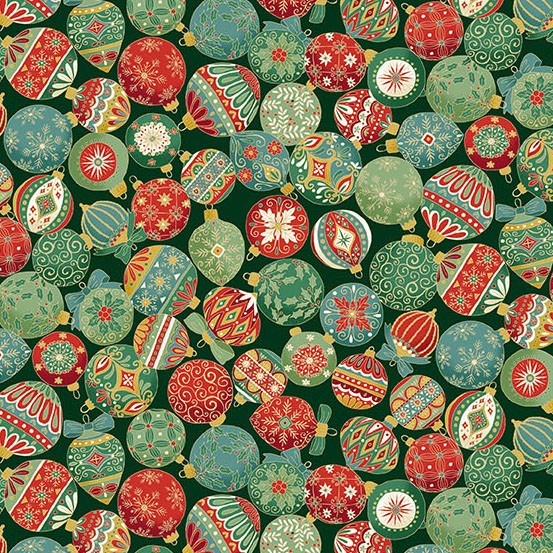 Makower UK Adorn Ornament Green