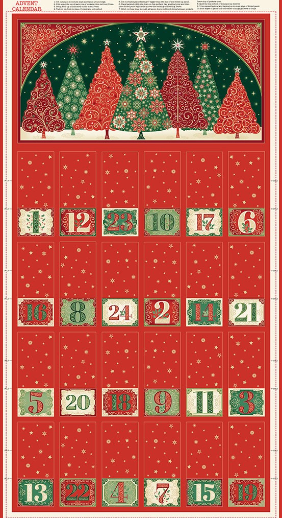 Makower UK Adorn Advent Multi