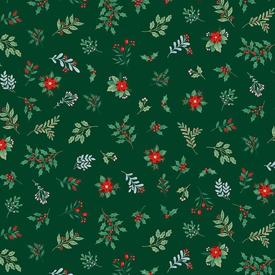 Makower UK The Nutcracker Foliage Green
