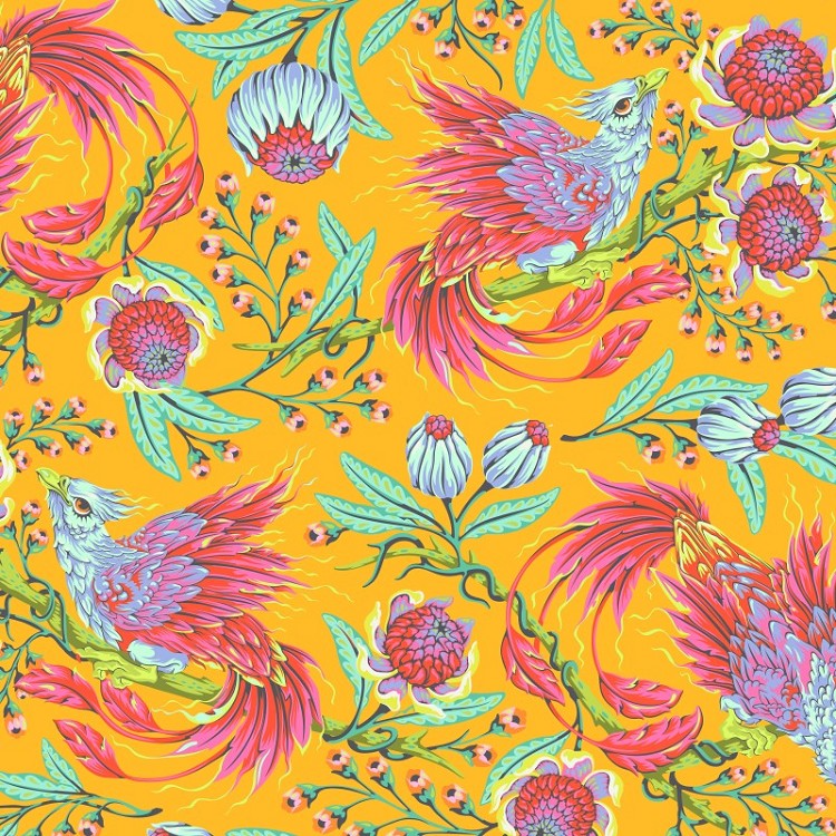 Freespirit Fabrics Tula Pink Legendary Hot Wings Dandelion *** PRE-ORDER - ARRIVING OCT/NOV 2026 ***