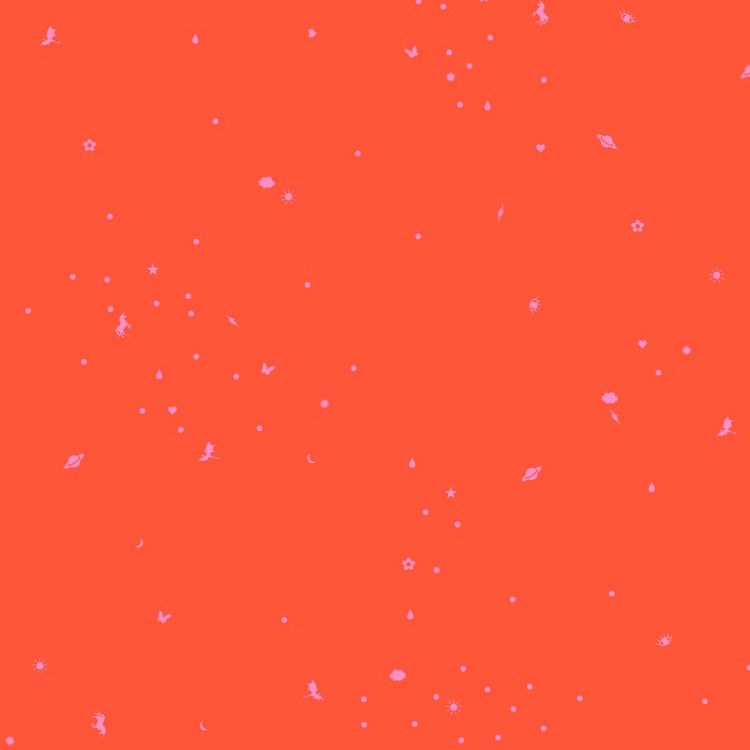 Freespirit Fabrics Tula Pink Legendary Charmed Vermillion *** PRE-ORDER - ARRIVING OCT/NOV 2026 ***