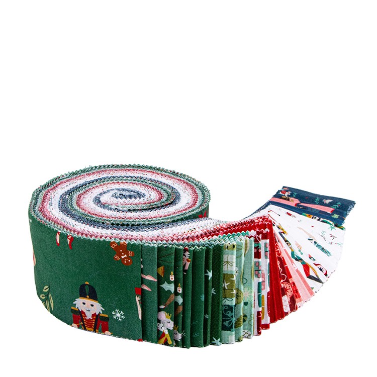 Riley Blake Designs Nutcracker Tradition 2.5" Strips - 40 Pieces