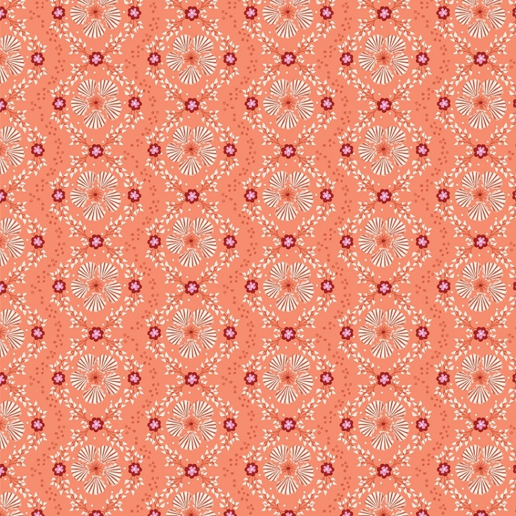 Thread & Ink Siren Seas Shell Brocade